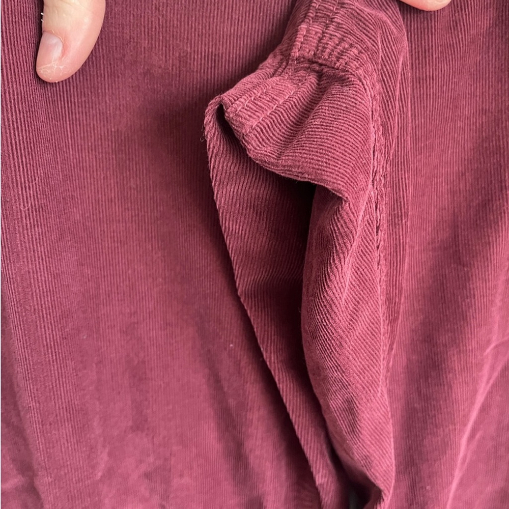 American Eagle Outfitters Burgundy Corduroy Pants - Picture 9 of 15